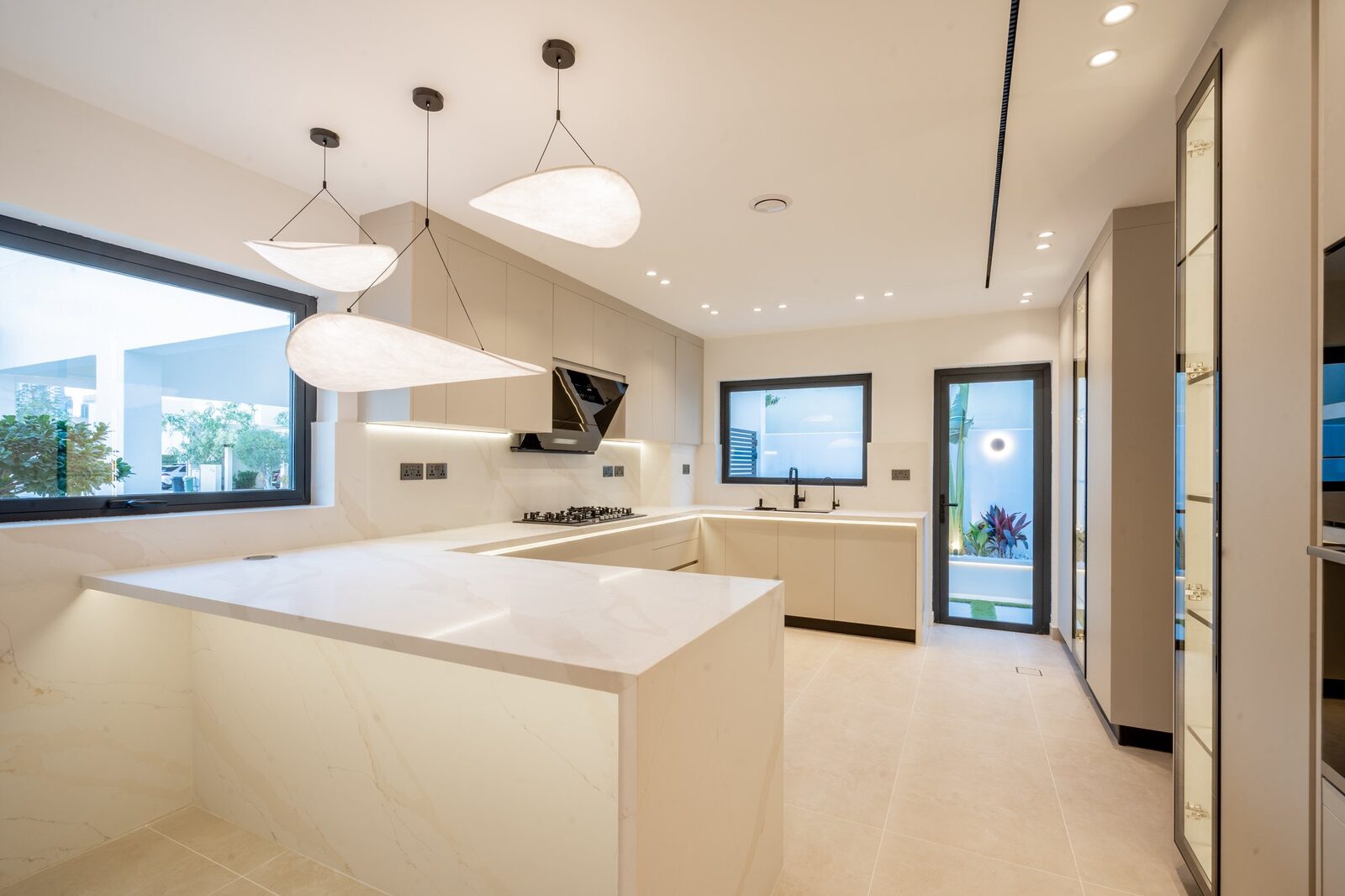Crownstone-renovated kitchen in The Meadows, Dubai
